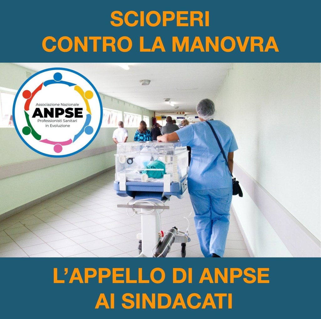 L’APPELLO DI ANPSE AI SINDACATI IN VISTA DEGLI SCIOPERI CONTRO LA MANOVRA FINANZIARIA DEL GOVERNO