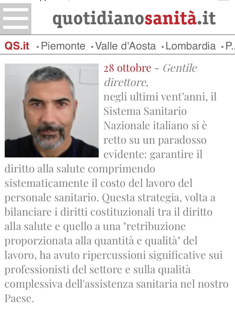 Sostenibilità del Ssn e costi del personale