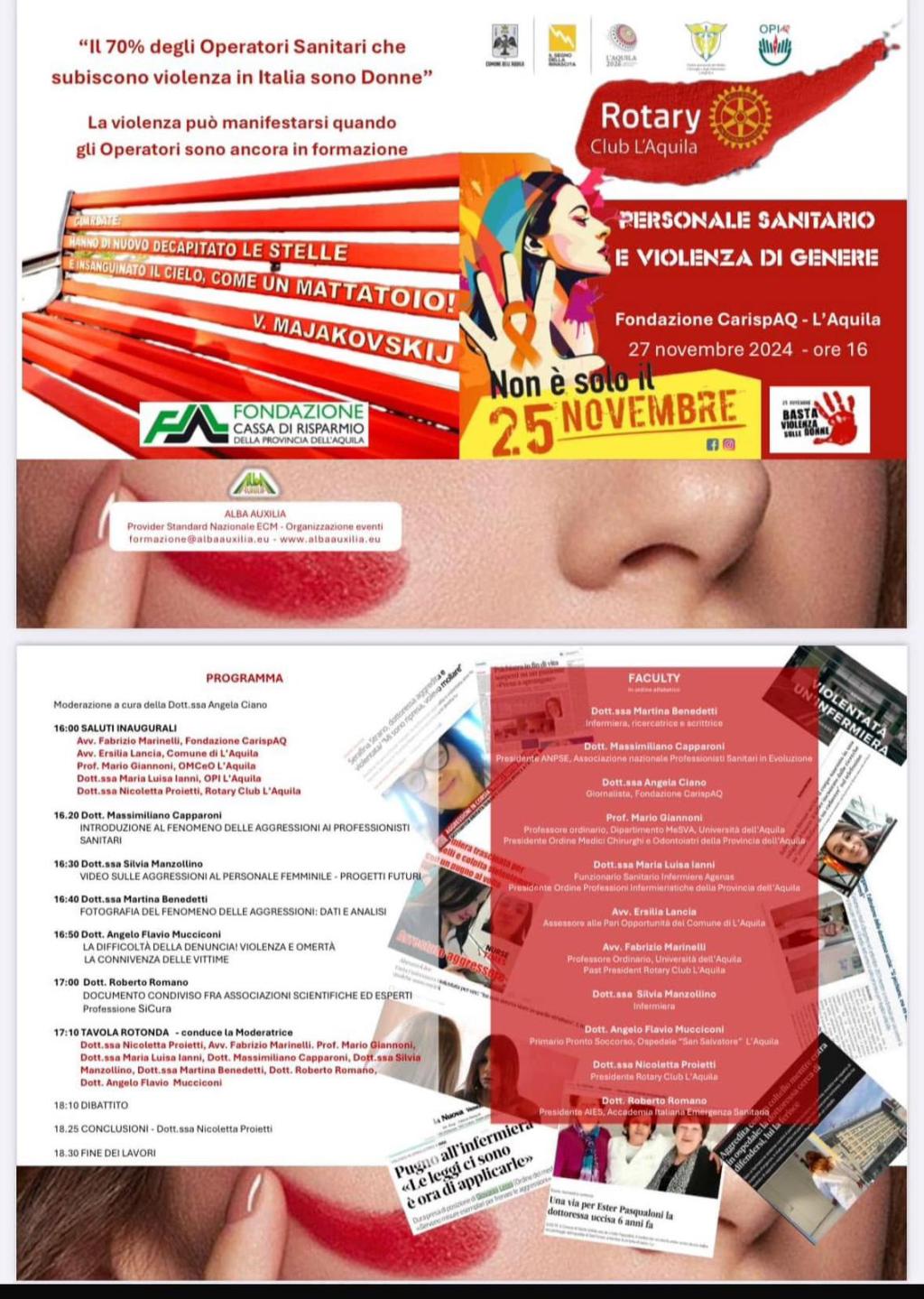 NON È SOLO IL 25 NOVEMBRE