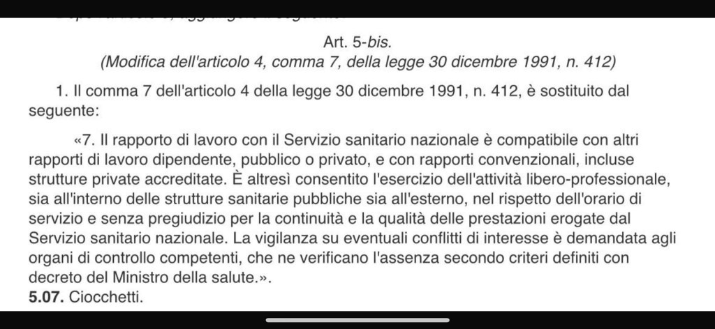 VERSO L’ELIMINAZIONE DEFINITIVA DEL VINCOLO DI&nbsp;ESCLUSIVITÀ
